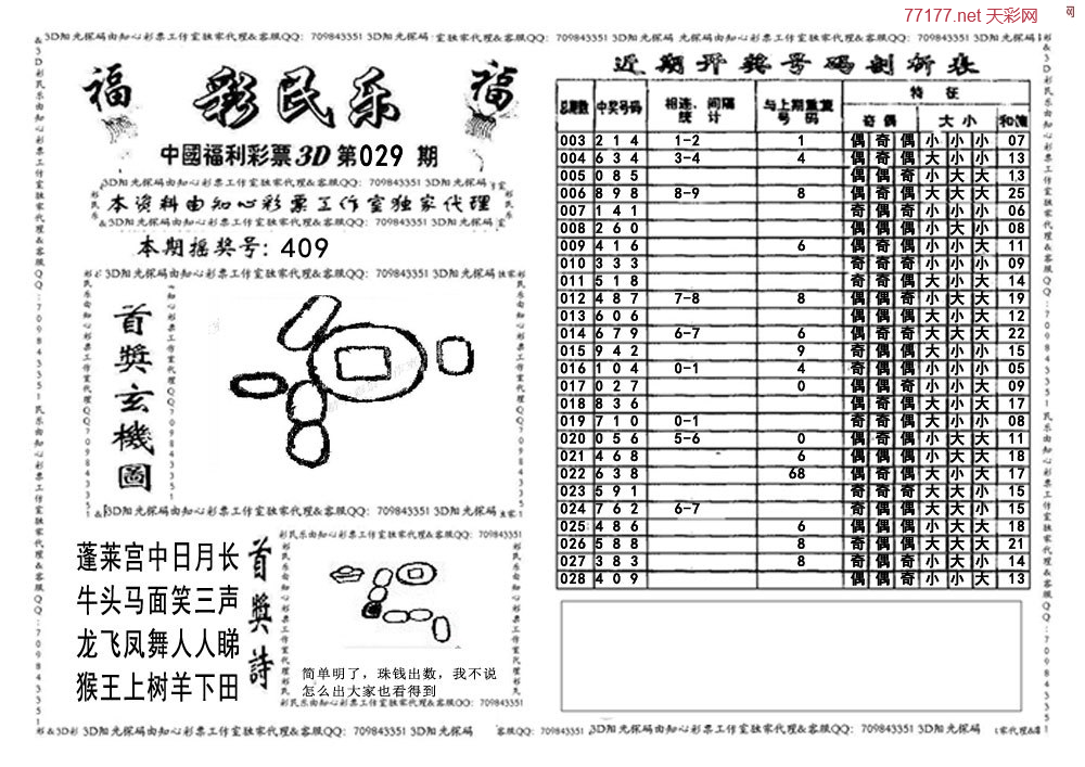 3d第25年029期彩民乐